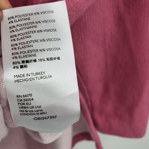 NWT By Anthropolgie Long Sleeved Mock Neck Tunic Sweater Medium Cozy Boho Basics - Picture 15 of 16